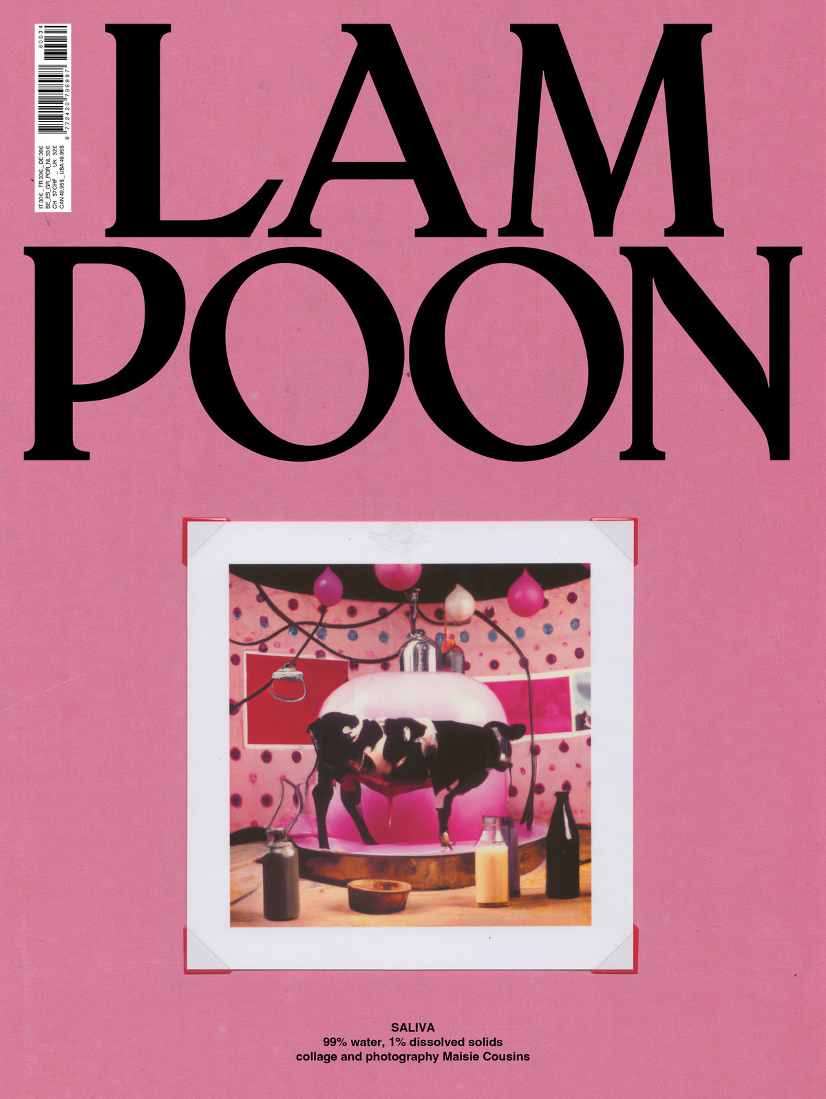Lampoon Magazine (Issue 34, Lampoon SALIVA - Horny for Culture) — Independent Fashion, Art & Design Magazine