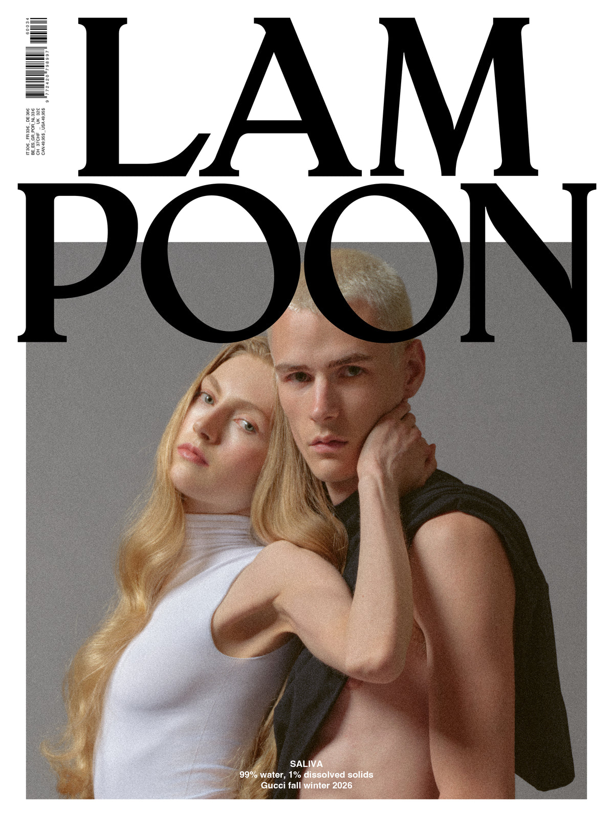 Lampoon Magazine (Issue 34, Lampoon SALIVA - Horny for Culture) — Independent Fashion, Art & Design Magazine