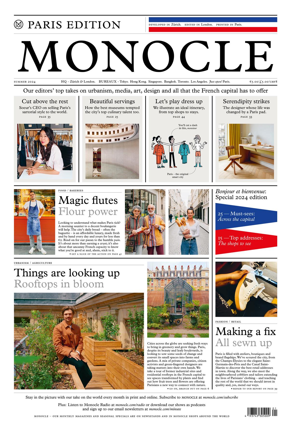 Monocle Paris Newspaper