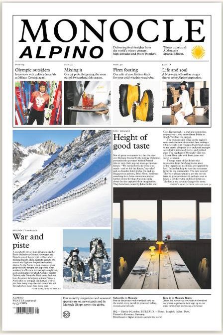 Monocle — Alpino Newspaper (Winter 2025)