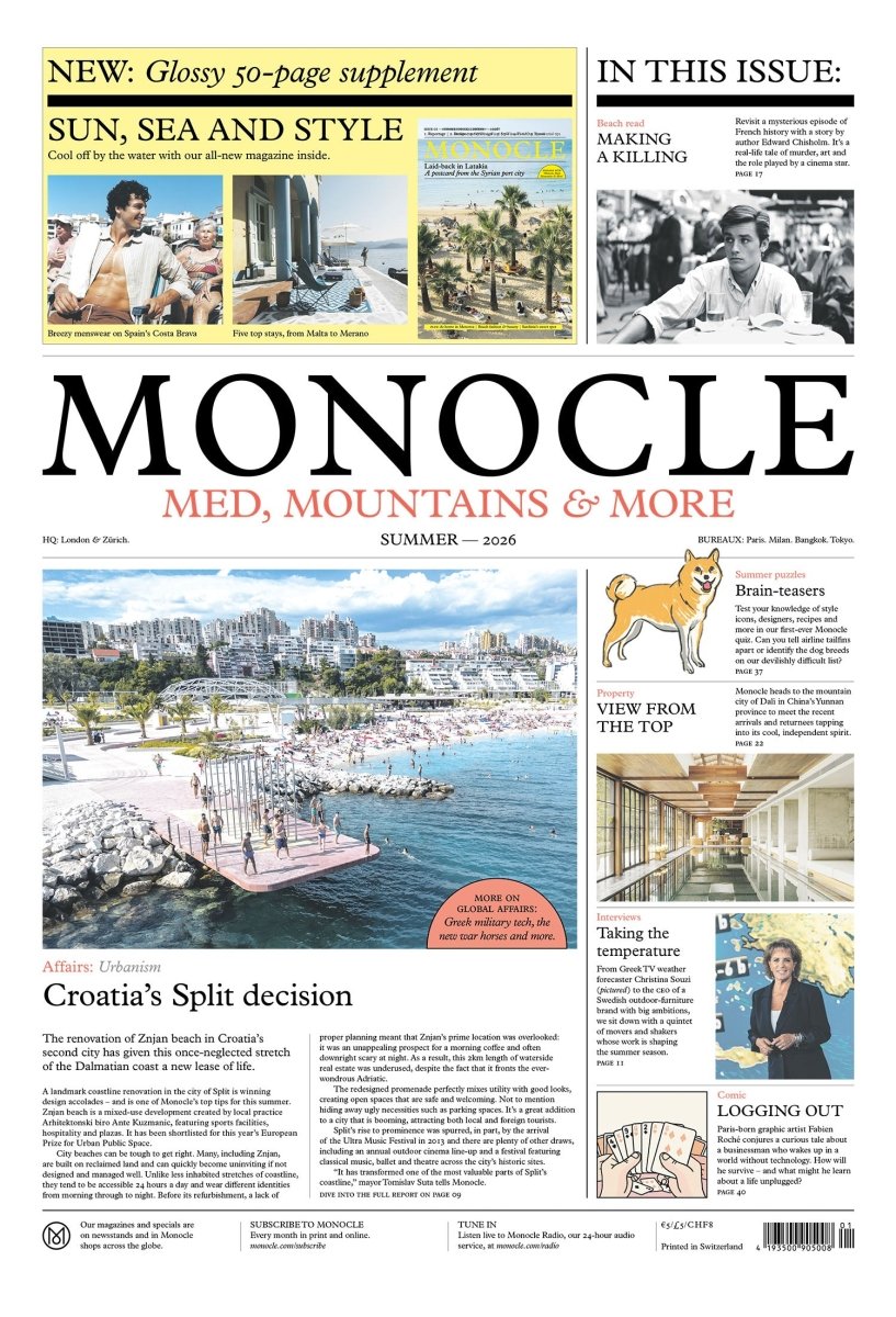 Monocle — Mediterraneo Newspaper Summer 2026 - Boutique Galleria