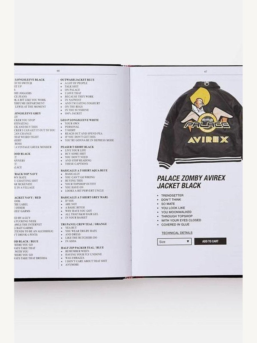 Palace Product Descriptions, The Selected Archive by Palace Skateboards (Book) | Fashion Book - Boutique Galleria