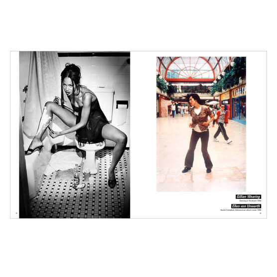 The 90s: Art and Fashion paperback exhibition book – Eileen Perrier cover edition