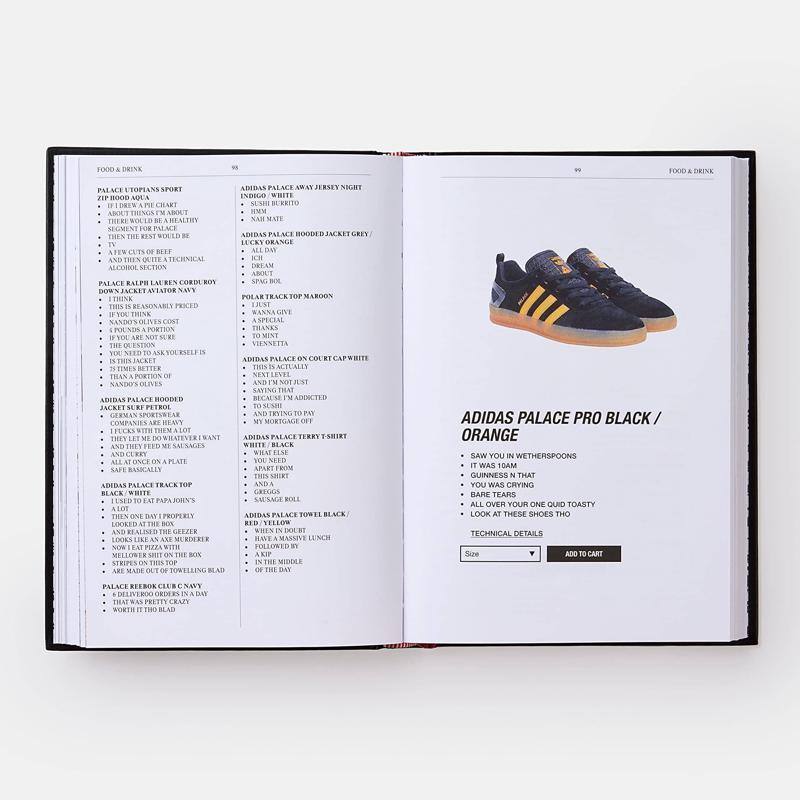 Palace Product Descriptions,  The Selected Archive by Palace Skateboards